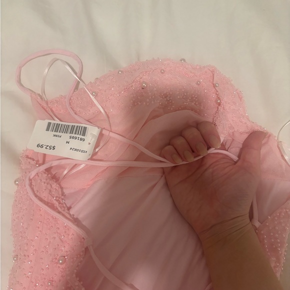 Pink Pearl Strappy Dress - NWT! - Picture 3 of 4